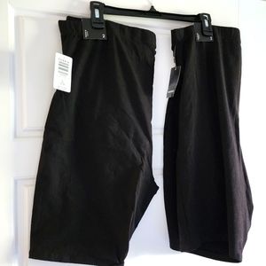 Torrid Maternity Bike Shorts (2 pair)